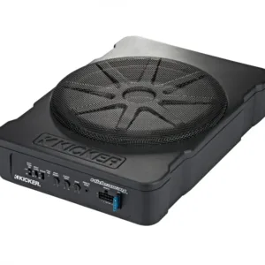 Kicker 46HS10 Car Audio Hideway 10″ Slim Sub Box Enclosure (Certified Renewed)